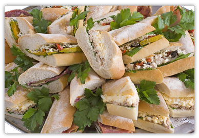 Baguette Sandwich Platter